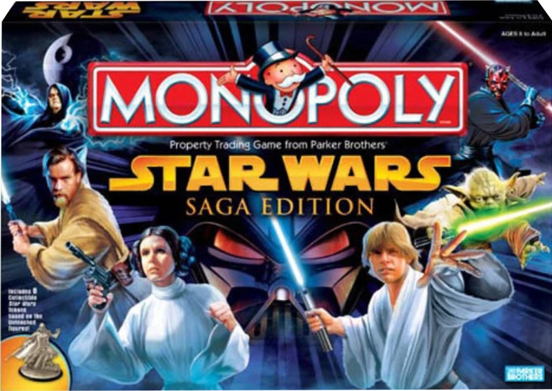 Monopoly Game Star Wars Saga Edition