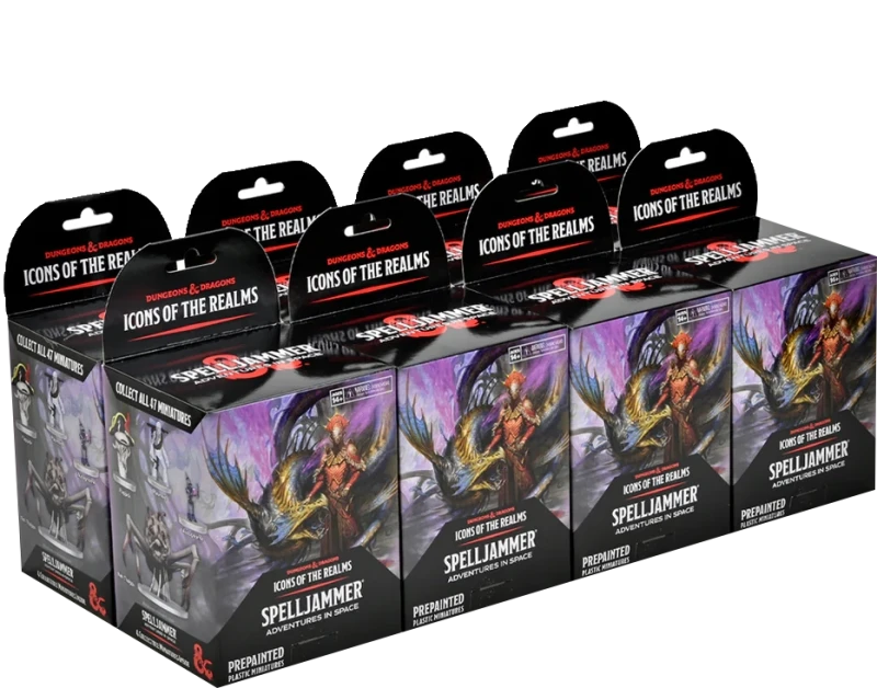 WizKids D&D Icons of The Realms: Spelljammer: Adventures in Space - 8ct. Booster Brick